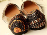 Peacock Ballet flat
