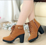 Wedge heel boots