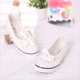 Ankle breathable canvas shoes