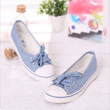 Ankle breathable canvas shoes