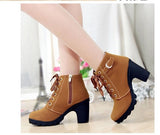Wedge heel boots