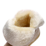 Short plush winter boots