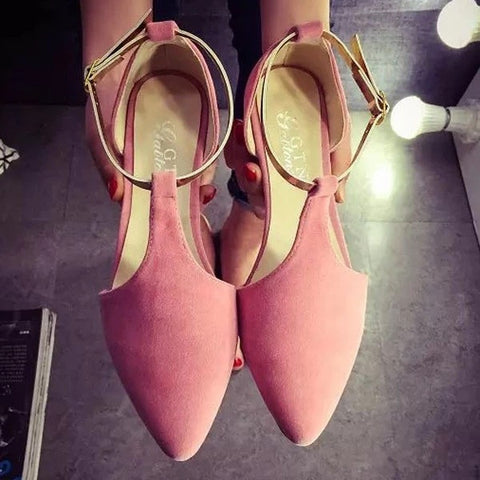 T-strap flats