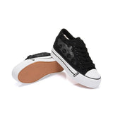 Floral lace sneakers