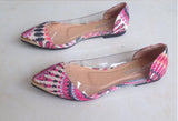 Peacock Ballet flat