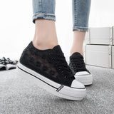 Floral lace sneakers